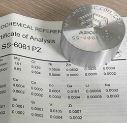 Mẫu chuẩn thành phần kim loại Nhôm Arconic SS-6061